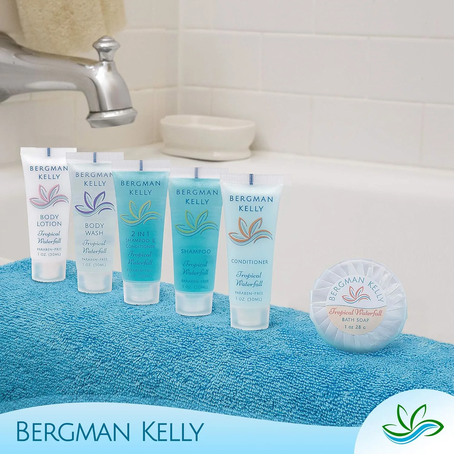 BERGMAN KELLY Hotel Amenities Set - 125 pc Travel Toiletries - Image 7