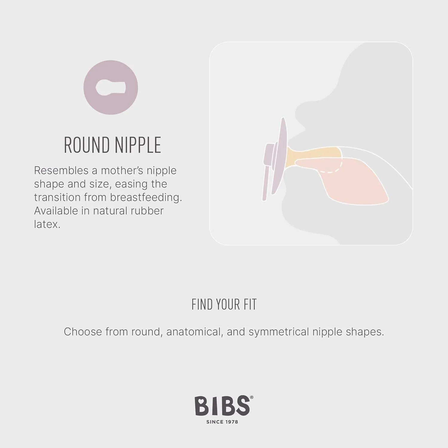 BIBS Colour Pacifier - BPA Free Soother, Black/White - Image 3