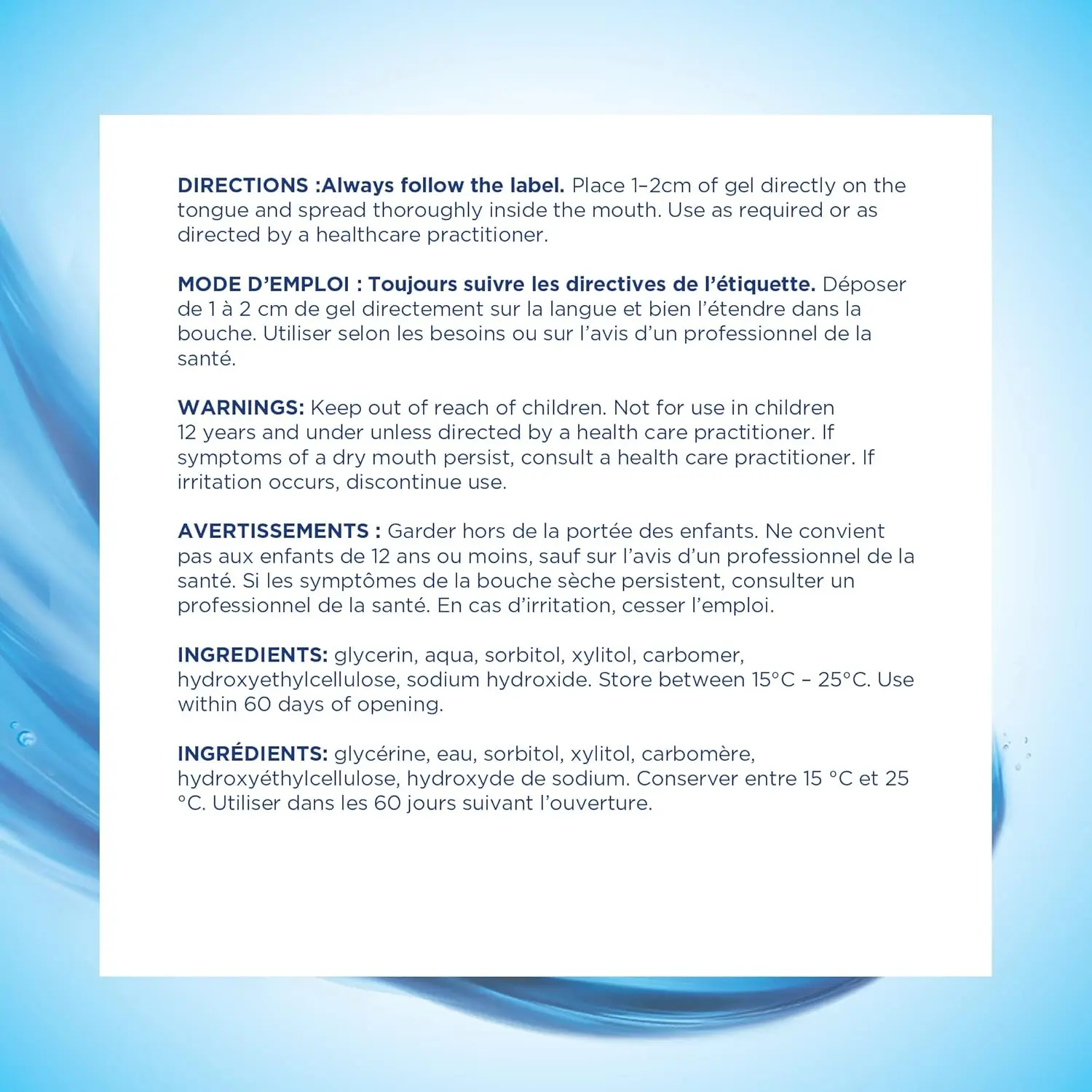 biotène Dry Mouth Oralbalance Moisturizing Gel designed for long-lasting dry mouth relief, assures durability and comes in good packaging.