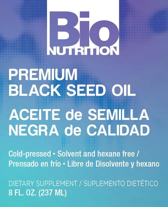 Bio Nutrition Black Seed Oil - Cold Pressed 8oz - Image 2