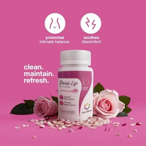 Boric Acid Suppositories - 600mg - 30 Count - NutraBlast - Image 6