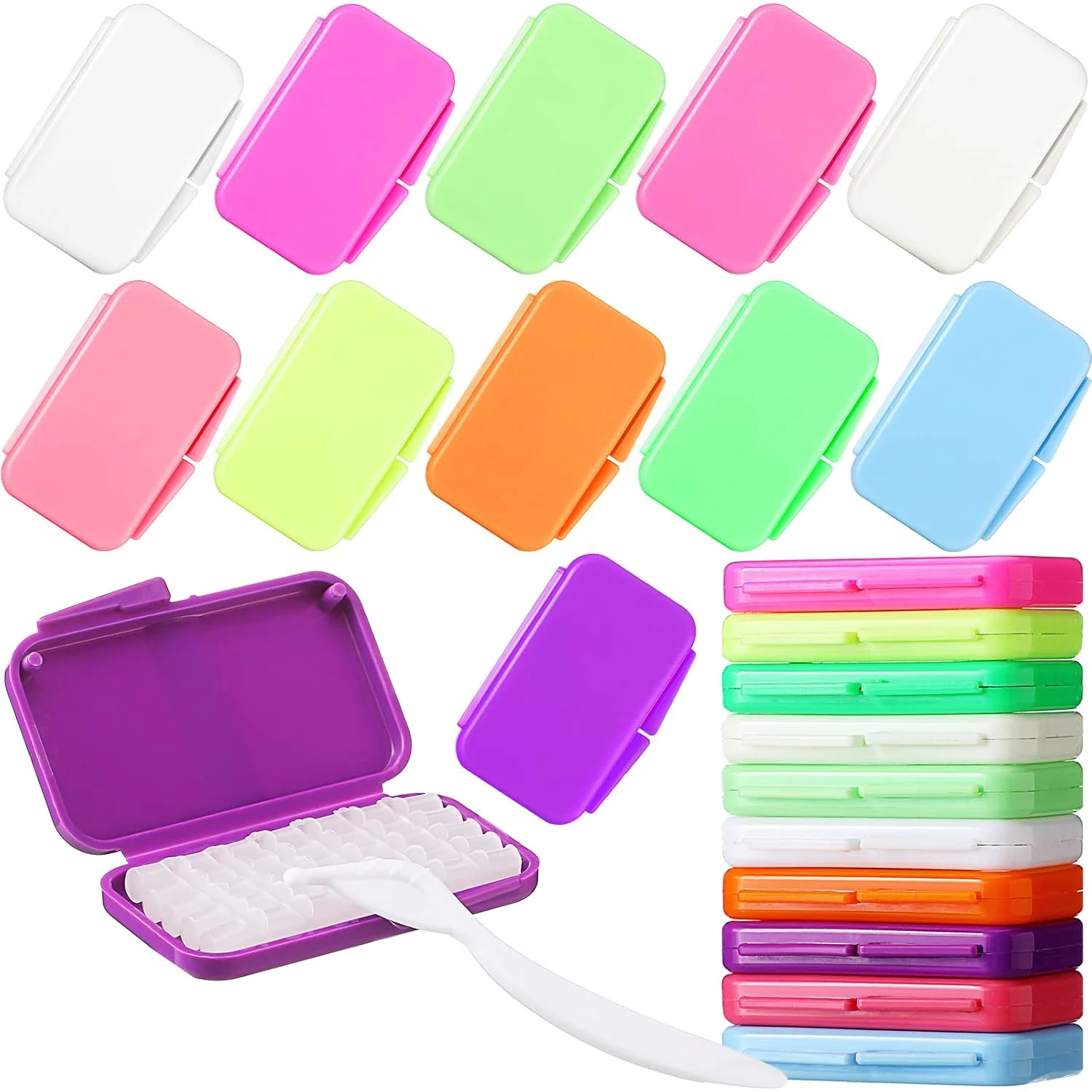 Braces Wax 24 Pack Orthodontic Wax Variety