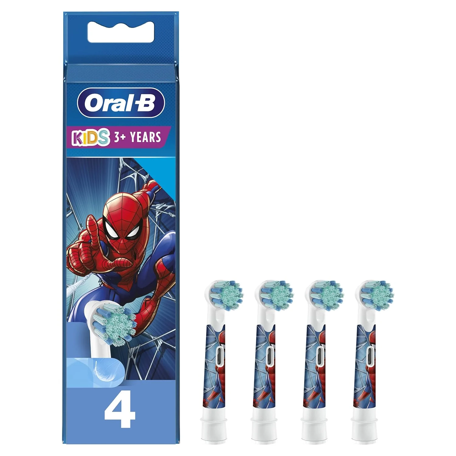 BRAUN Spiderman Replacement Brush Heads OralB