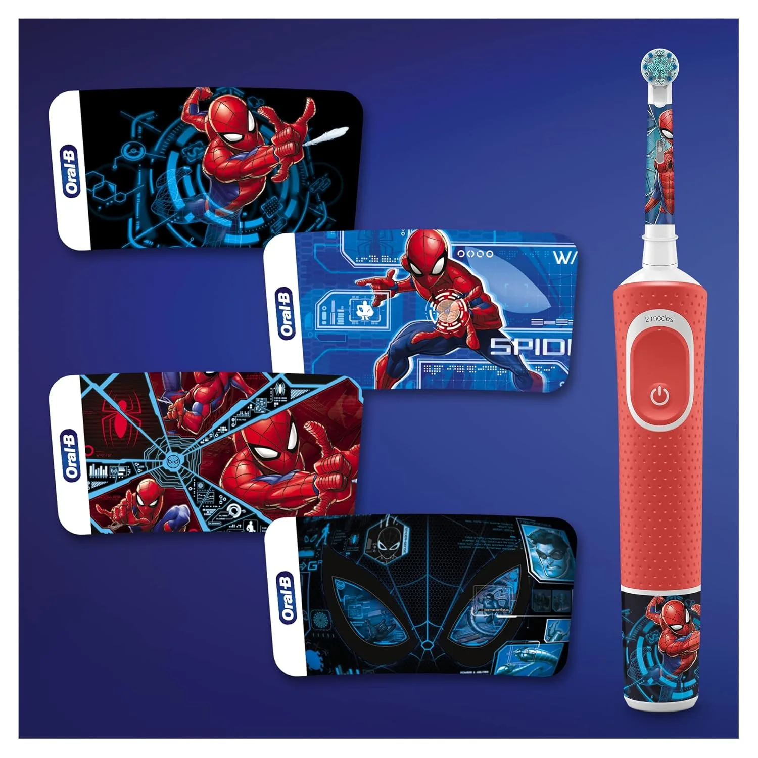 BRAUN Spiderman Replacement Brush Heads OralB - Image 6