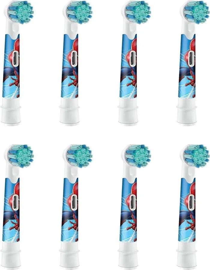 BRAUN Spiderman Replacement Brush Heads OralB - Image 7