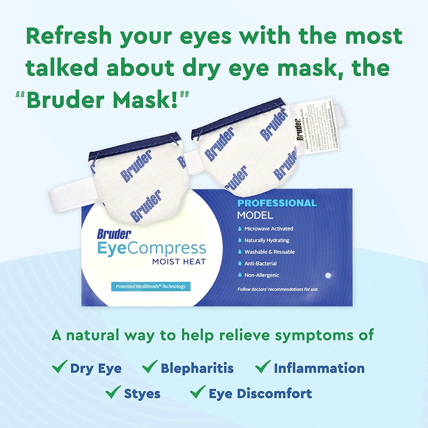 Bruder Moist Heat Eye Compress - Dry Eye Relief - Image 5