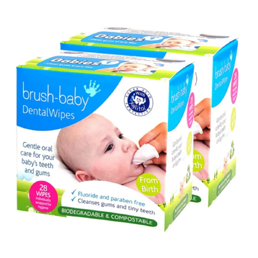 Brush Baby Dental Wipes - Teething Relief for Babies