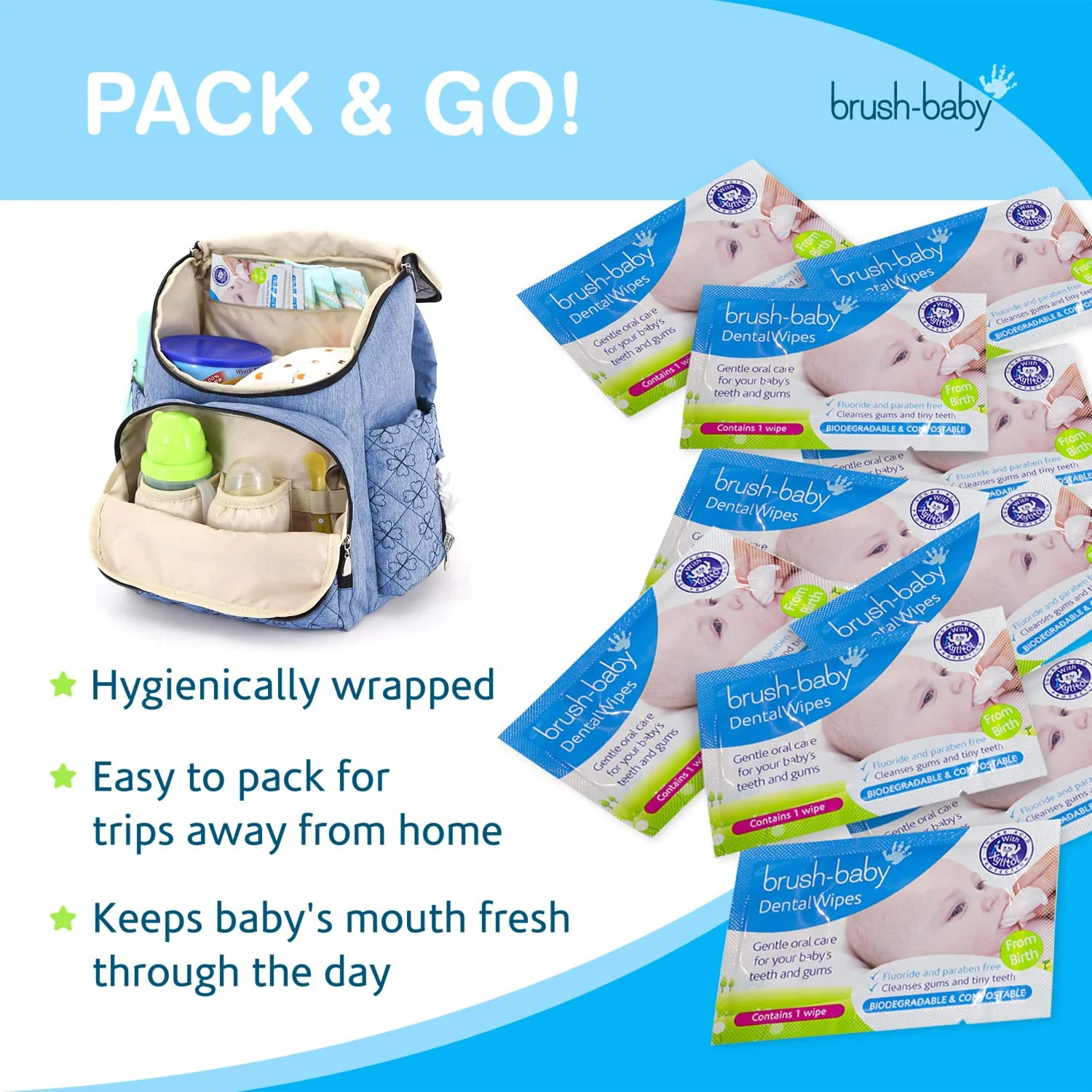 Brush Baby Dental Wipes - Teething Relief for Babies - Image 6