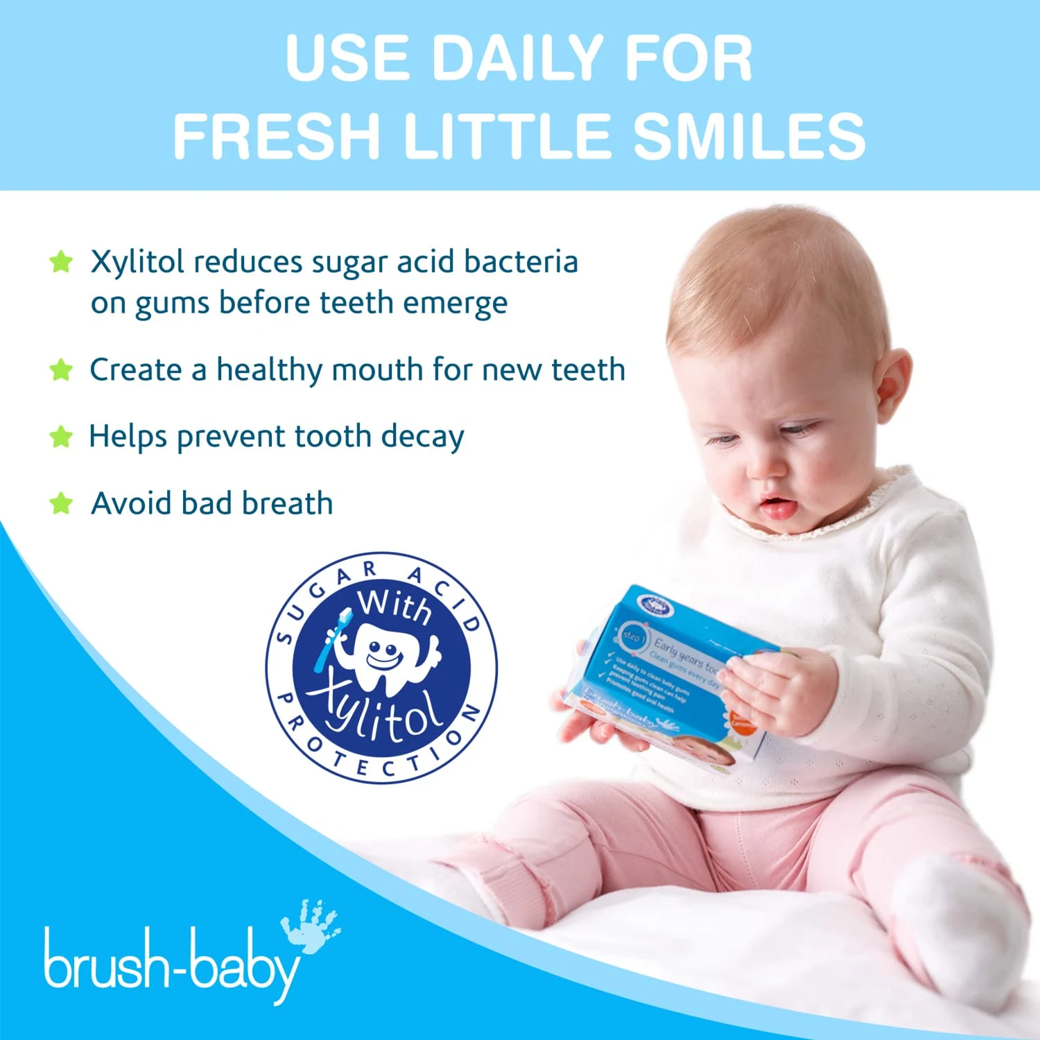 Brush Baby Dental Wipes - Teething Relief for Babies - Image 7