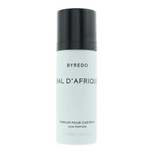 Byredo Bal D´Afrique hair mist in a 75ml bottle, a unisex fragrance with notes of bergamot and jasmine.
