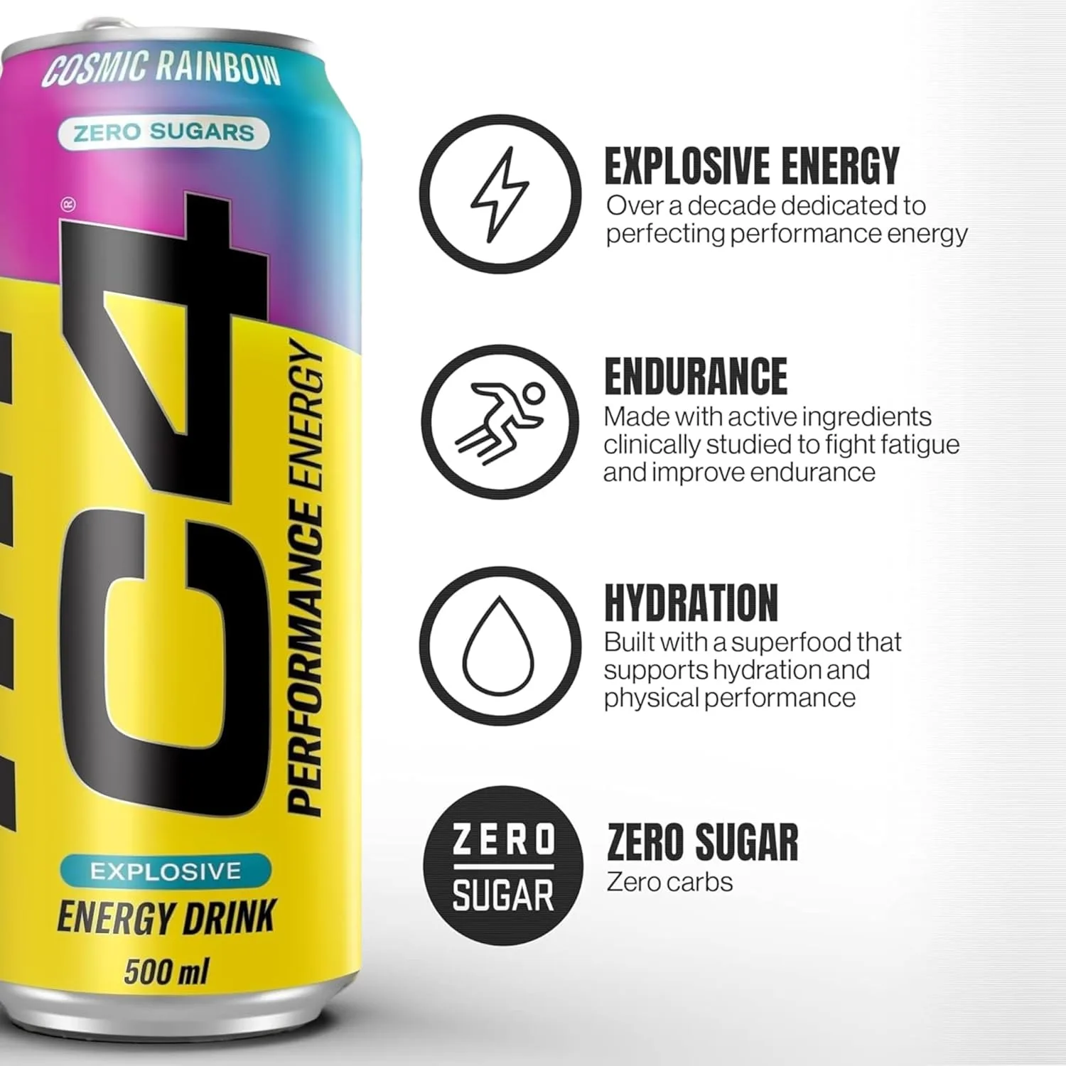 C4 Energy Drink - Explosive Zero Sugar Pre-Workout - Image 3