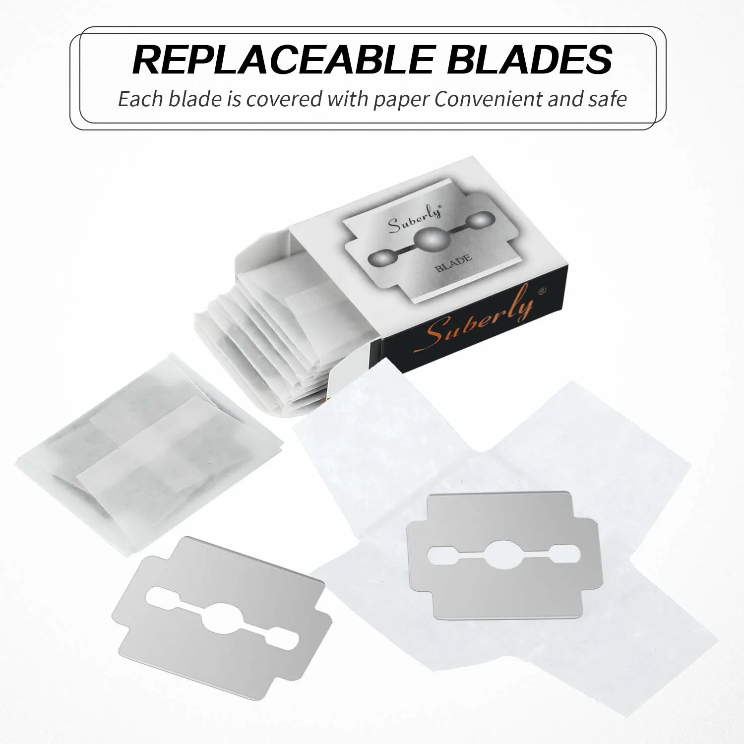 50 Callus Shaver Blades Corn Plane Replacement - Image 3