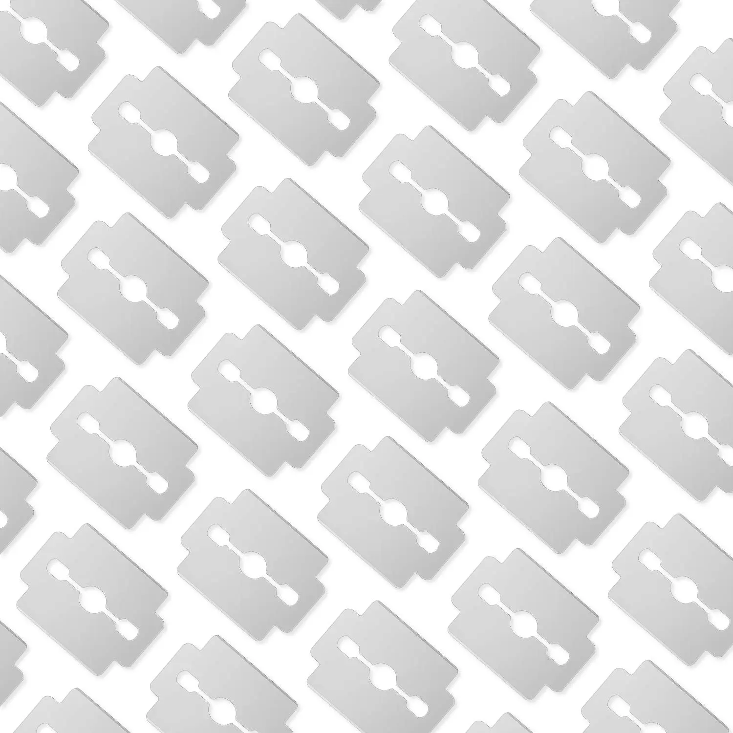 This image displays 120 stainless steel replacement blades for a callus shaver and corn plane, neatly organized in individual boxes for easy storage and foot care.