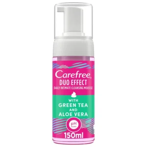 Carefree Intimate Cleansing Mousse Green Tea Aloe