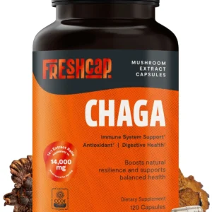 Chaga Mushroom Capsules - Immune & Antioxidant Support