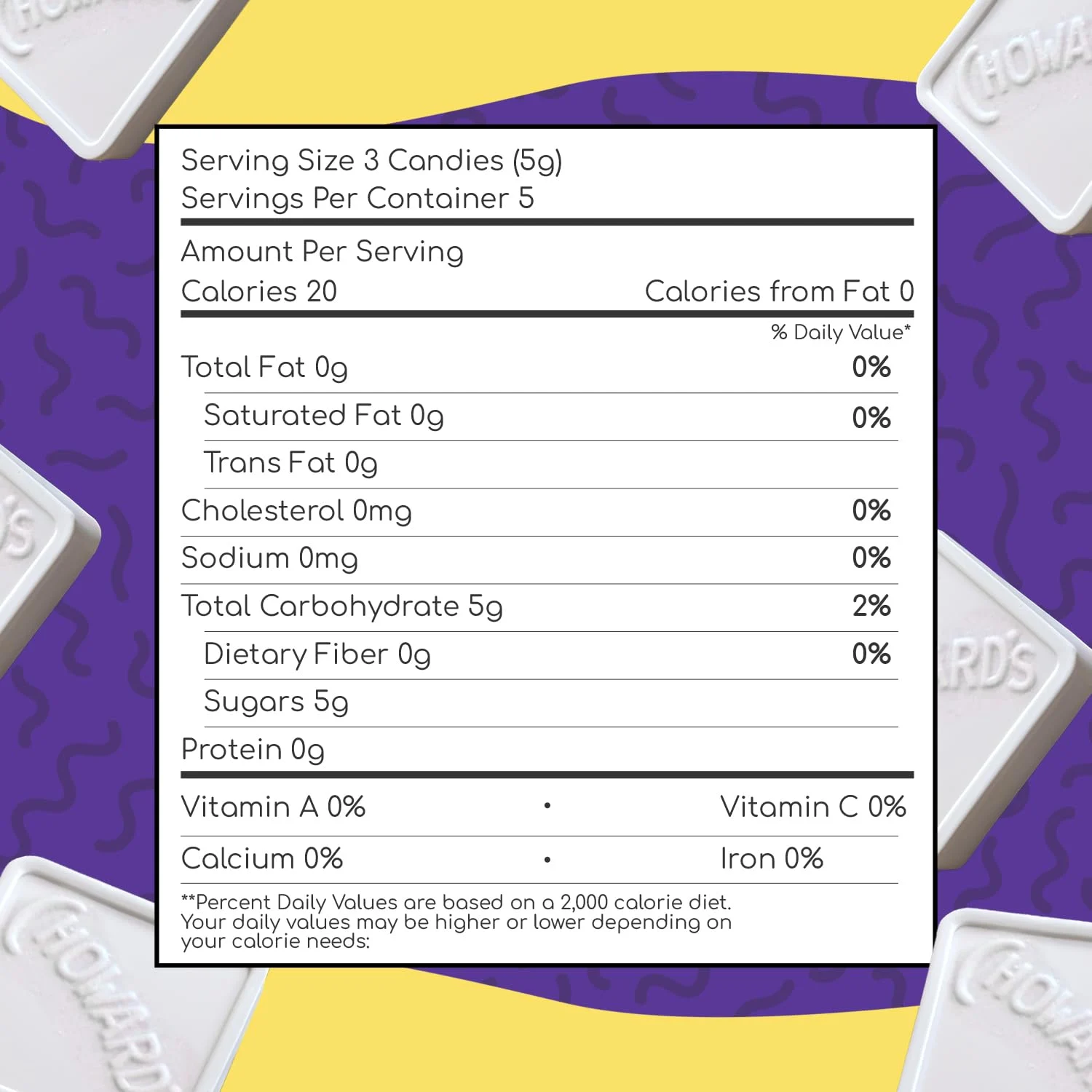 Choward's Violet Mints - 24 Count Pack - Image 2