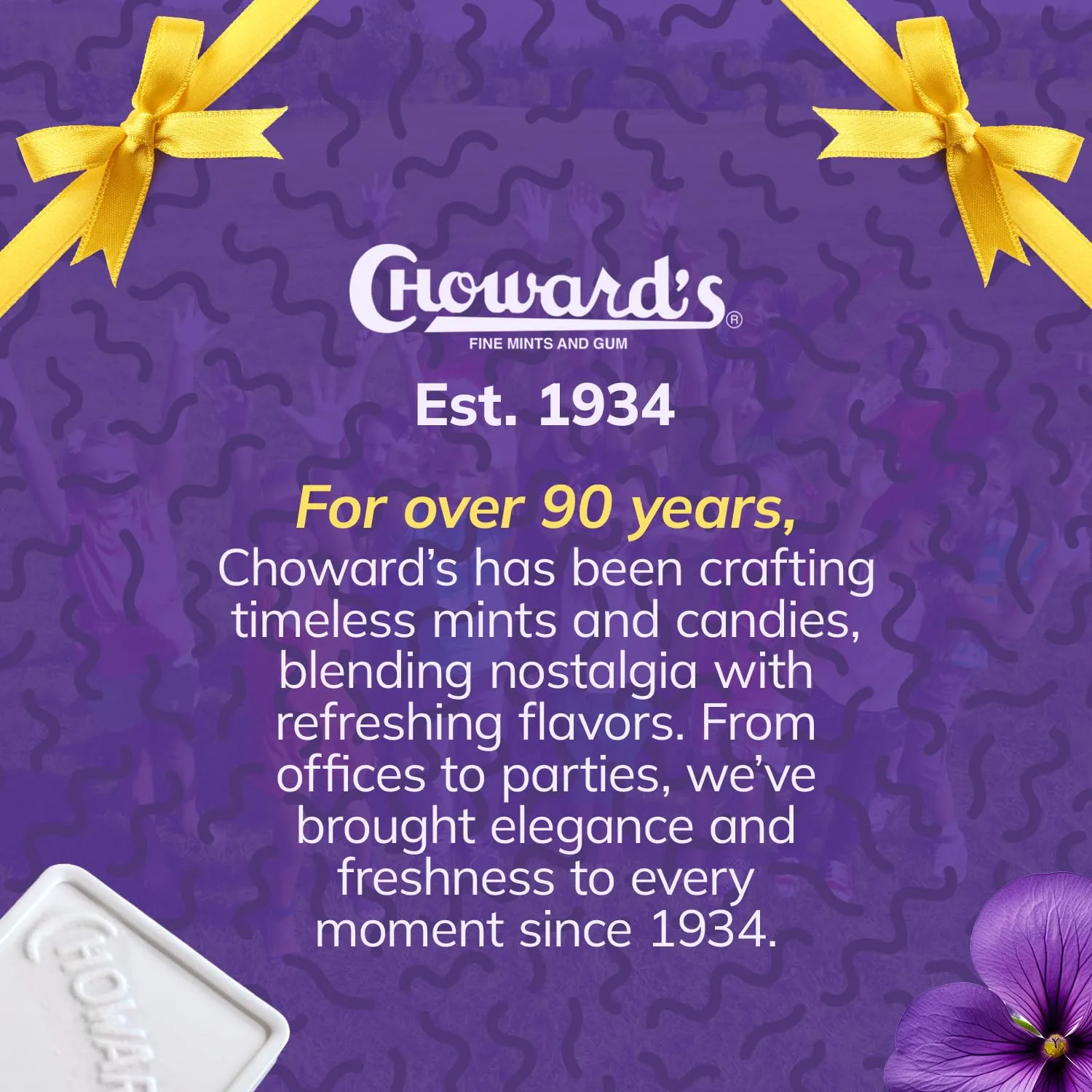 Choward's Violet Mints - 24 Count Pack - Image 3