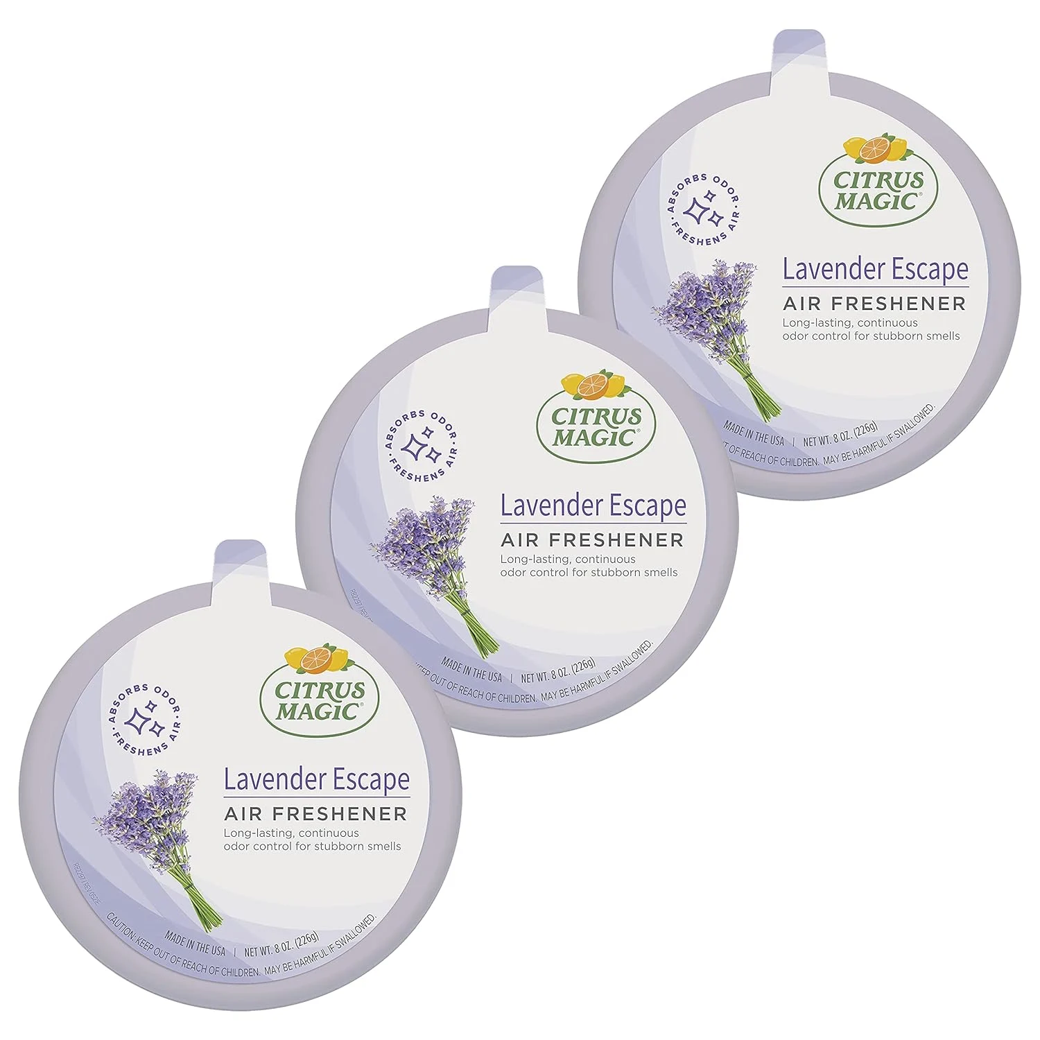 Citrus Magic Odor Absorber Lavender - 3 Pack
