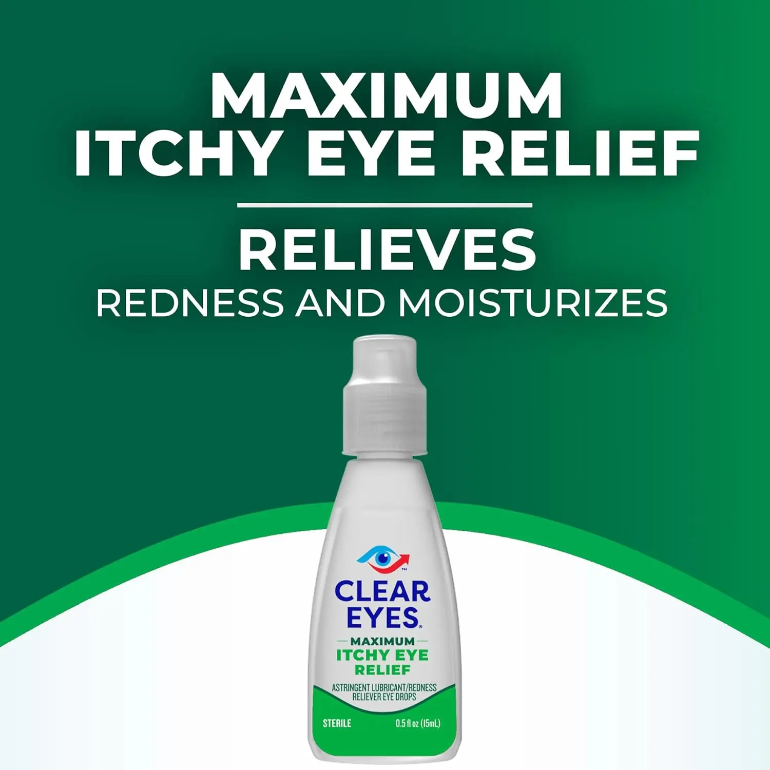 Clear Eyes Maximum Itchy Eye Relief Drops - 3 Pack - Image 5