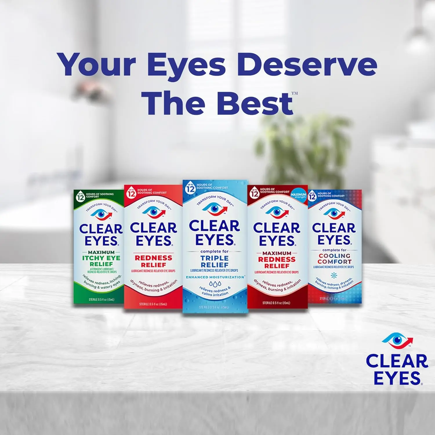 Clear Eyes Maximum Itchy Eye Relief Drops - 3 Pack - Image 6