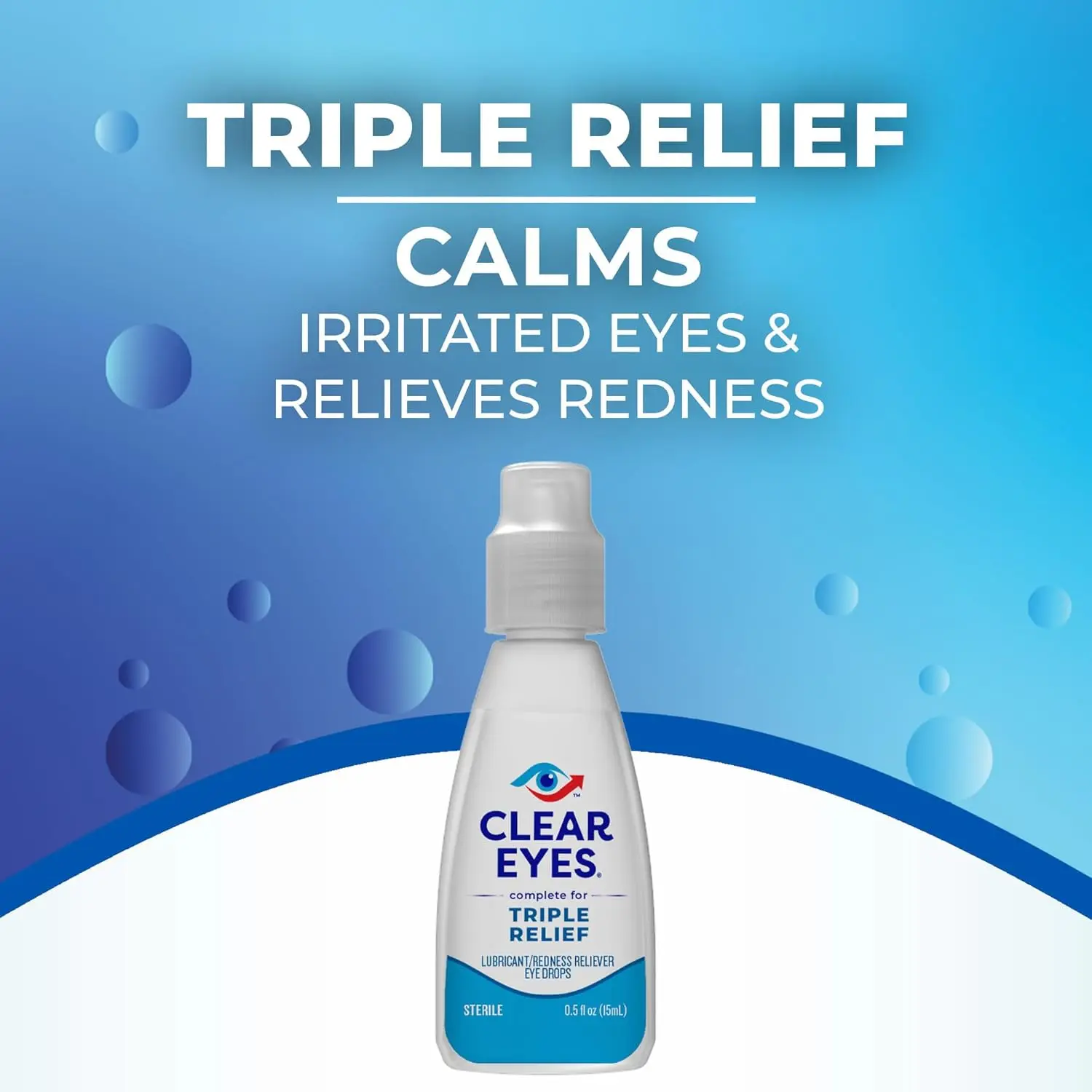 Clear Eyes Triple Relief Eye Drops - 3 Pack - Image 5