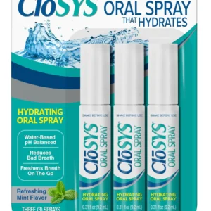 CloSYS Breath Spray 3-Pack, Mint, Sugar-Free