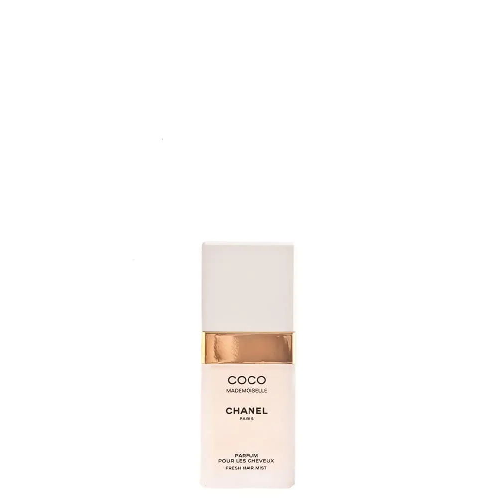 Chanel Coco Mademoiselle hair mist with a refreshing oriental fragrance that lasts for hours and imparts a light shine.