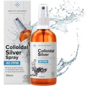 Colloidal Silver Spray 40 PPM - High Concentration Natural