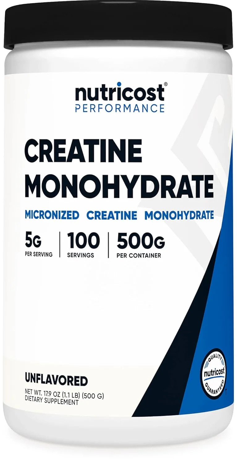 Creatine Monohydrate Powder 500G - 100 Servings
