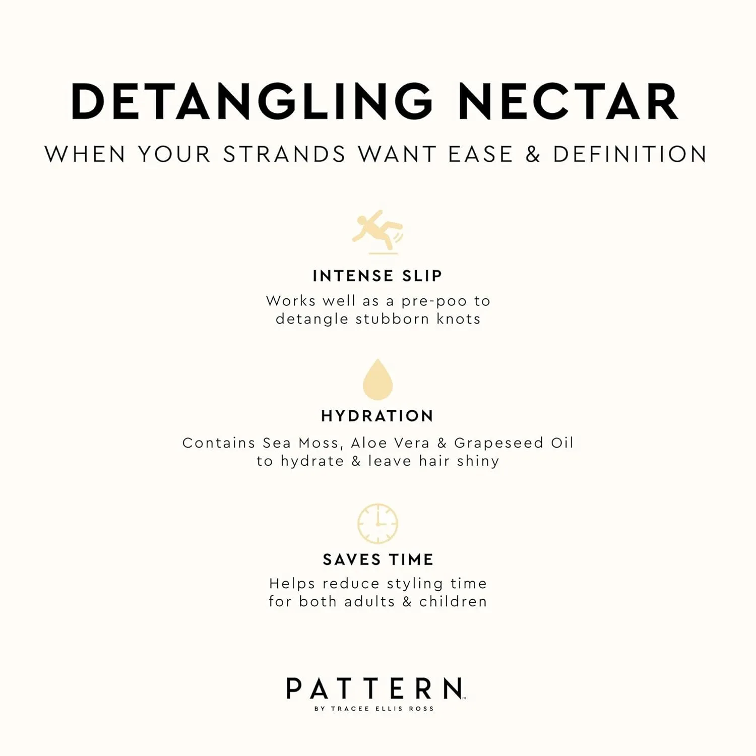 Detangler for Curly Hair - Knots & Tangles - PATTERN Beauty - Image 5