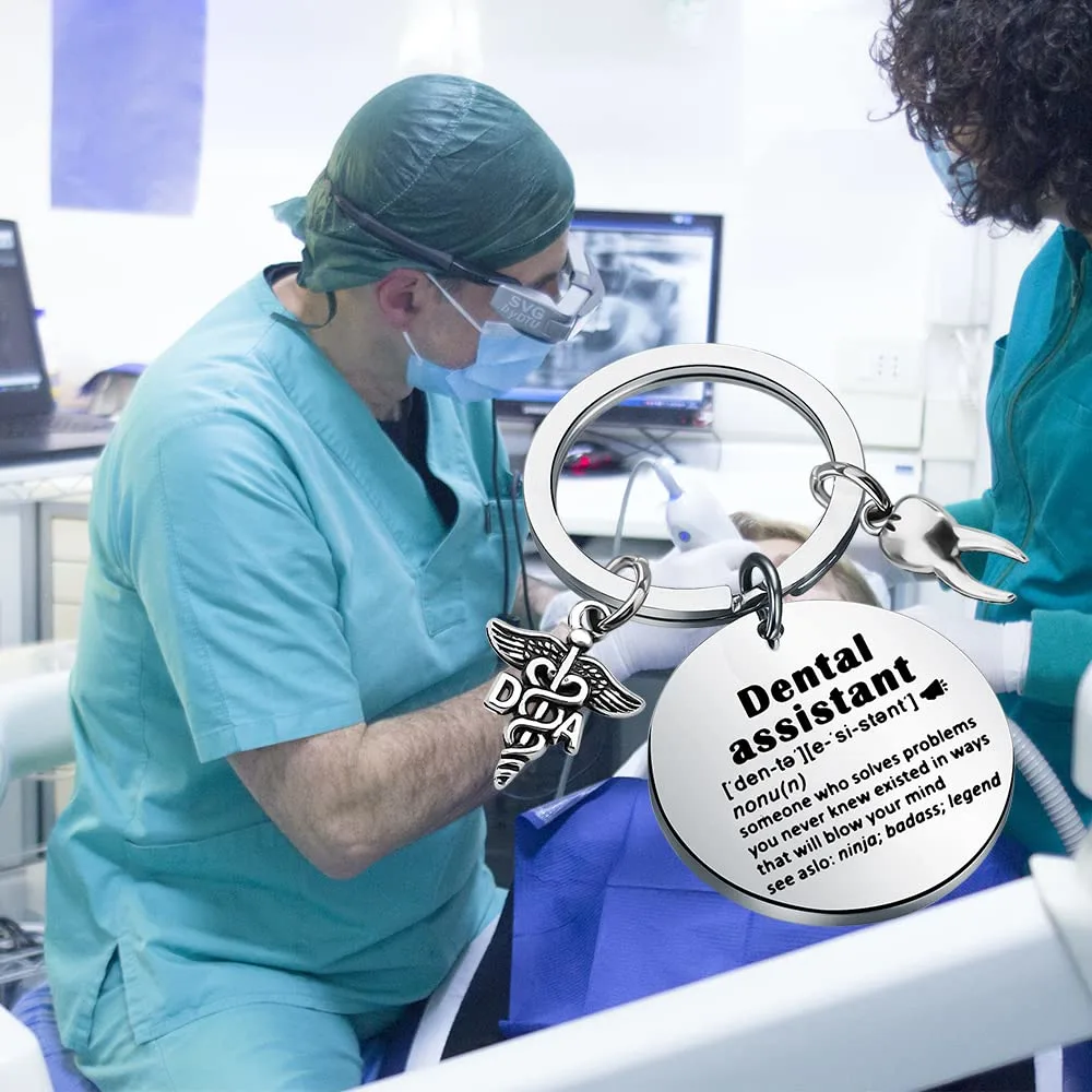 DA Gift Dental Assistant Keychain Dentist Hygienist Gift - Image 6