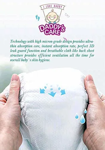 Daddy's Care Newborn Diapers - 66 Count - Image 4