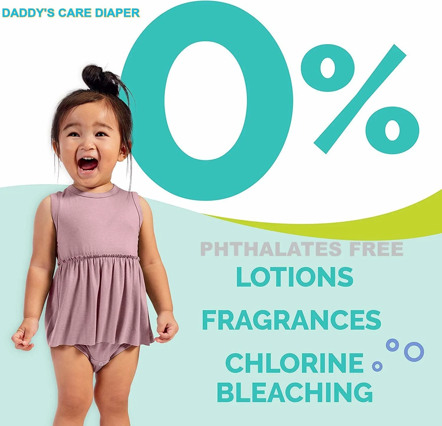 Daddy's Care Newborn Diapers - 66 Count - Image 7