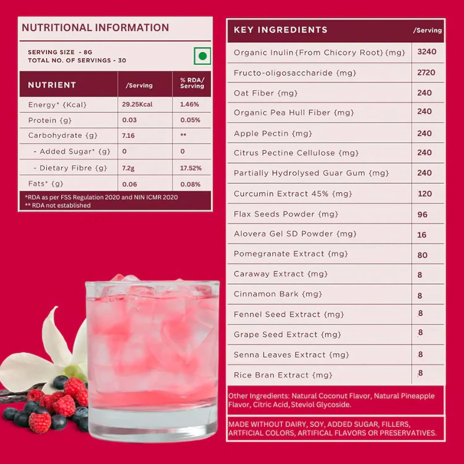 Daily Fiber Powder Prebiotic Supplement - Image 7