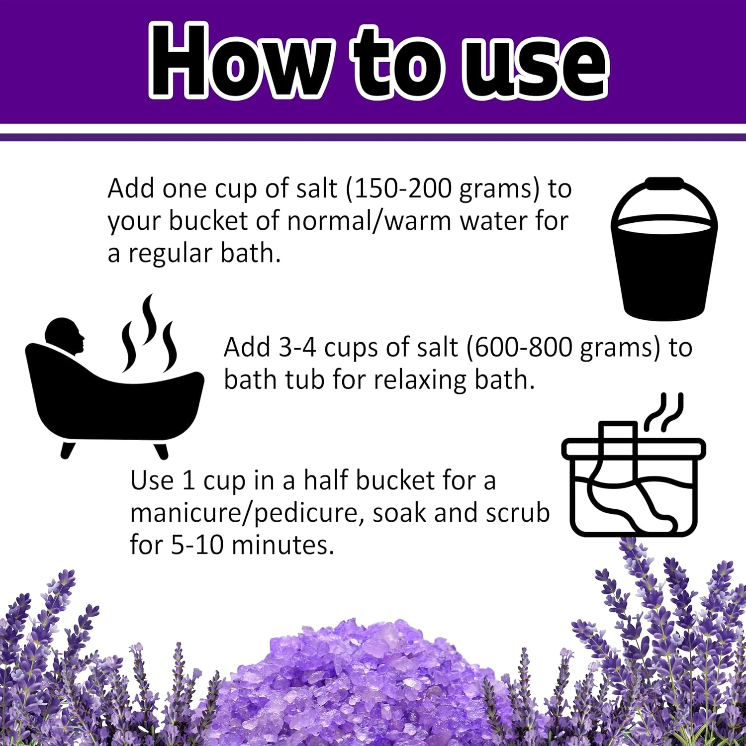 Dead Sea Salt Bath, Softens Skin, 2kg - Image 7