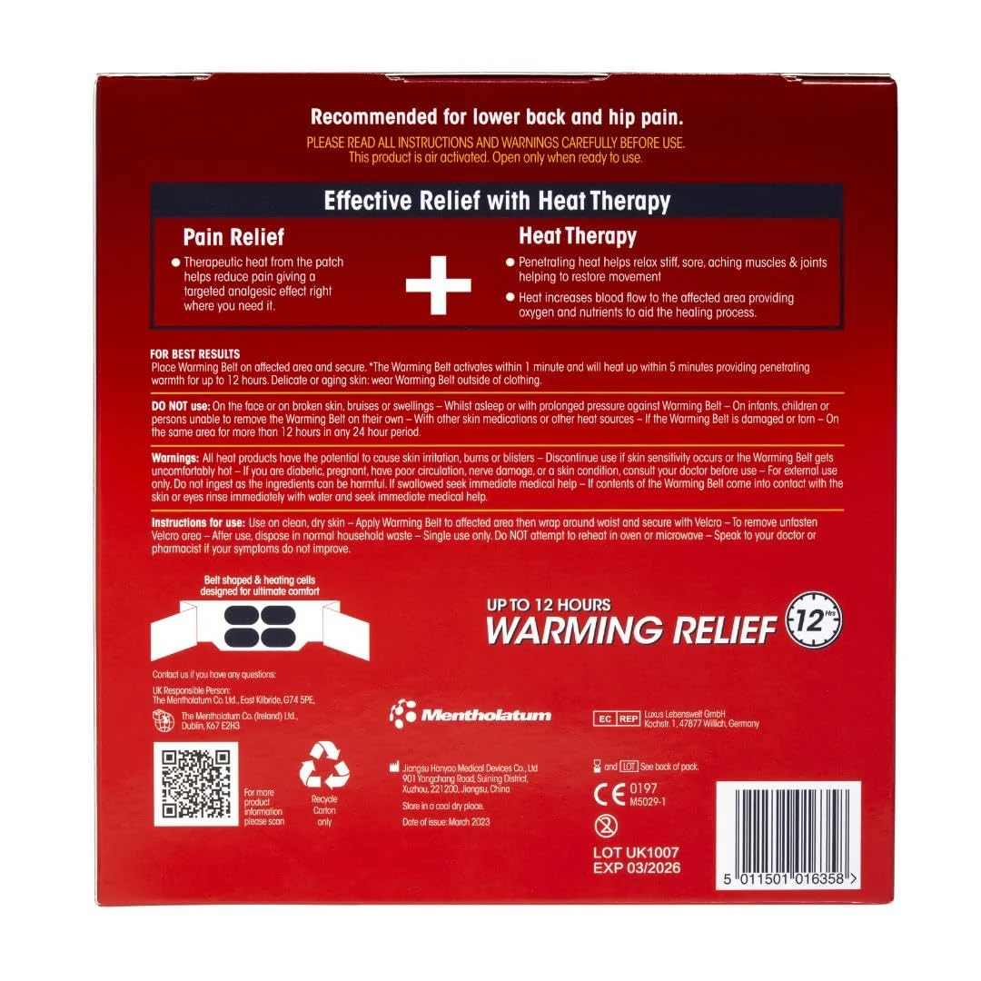 DEEP Heat Warming Belt 2pk - 12hr Pain Relief - Image 3