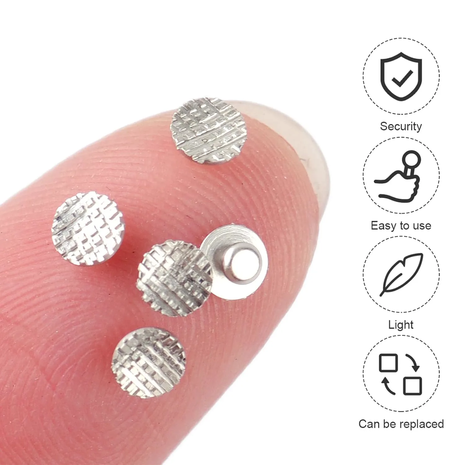 Dental Lingual Buttons Orthodontic Material 20pcs - Image 3