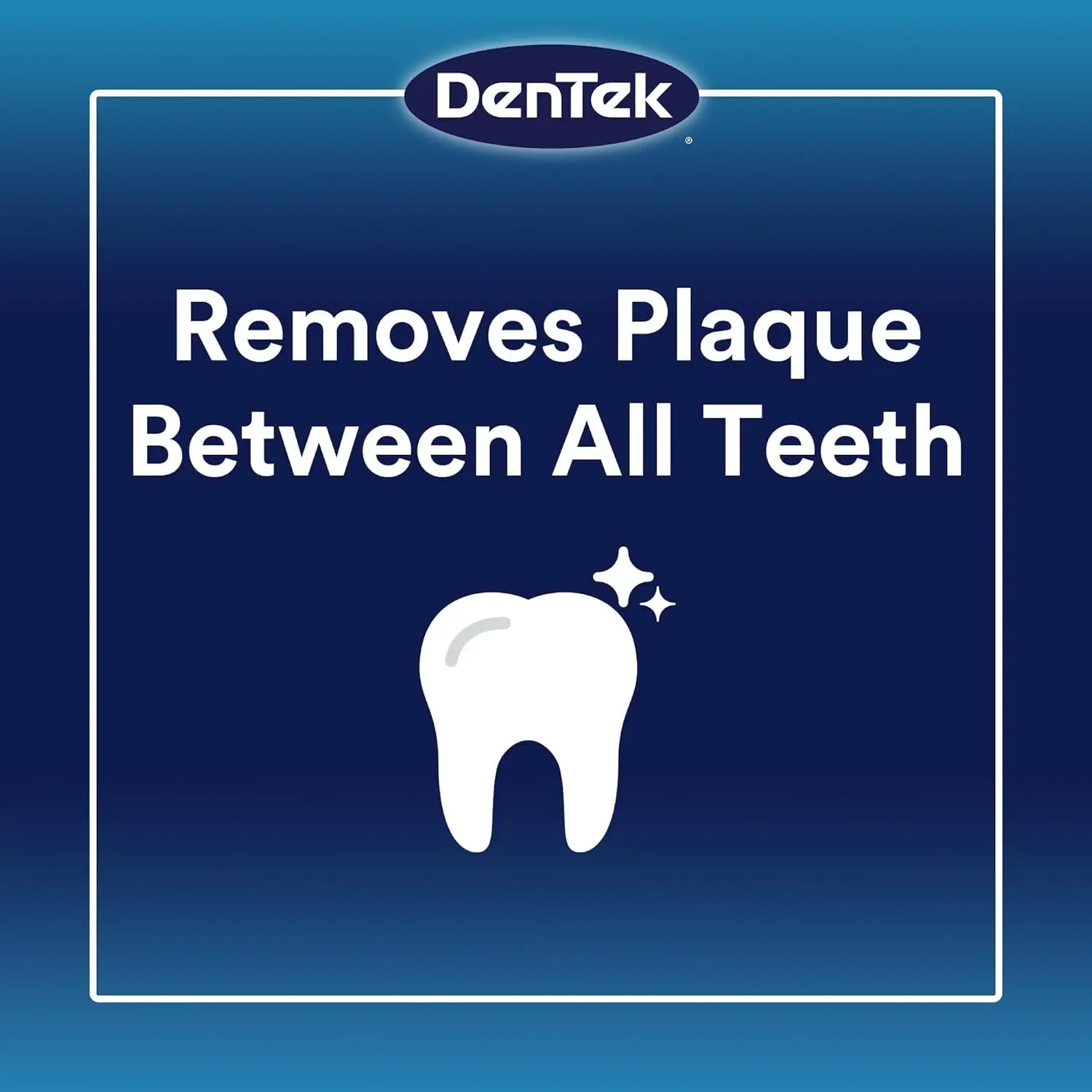 A package of Dentek Complete Clean Y Floss Picks containing 75 counts for a thorough teeth cleaning experience.