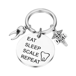 Dentist Gift Keychain Dental Hygienist Dental Assistant