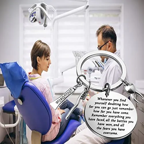 Dentist Keychain Gift - Dental Graduation Jewelry - Image 6