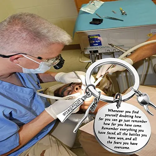 Dentist Keychain Gift - Dental Graduation Jewelry - Image 7