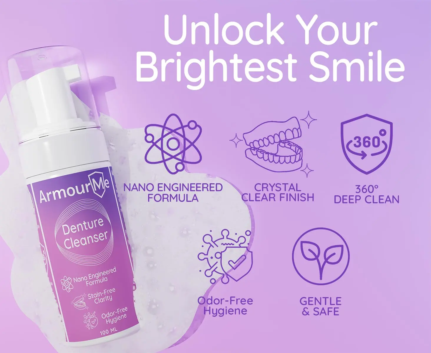 Denture Cleaner Foam | Deep Clean & Stain Removal - Image 3