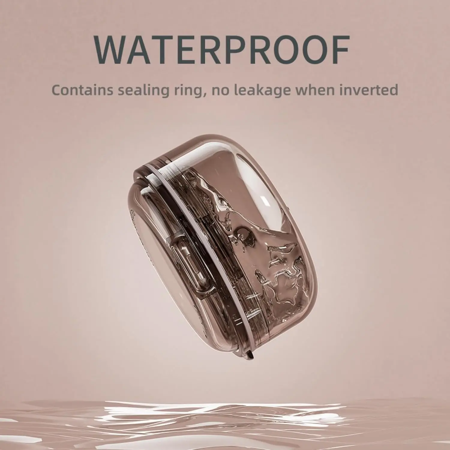 Denture Case - Retainer Cleaner Cup - Travel Friendly - Image 5