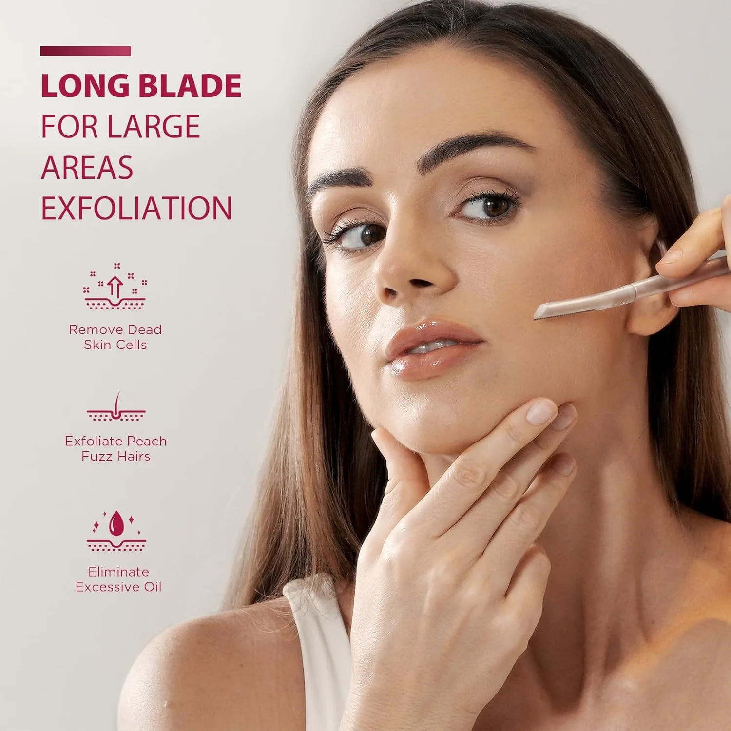 Dermaplane Razor for Women Face - 6 Count - Image 2