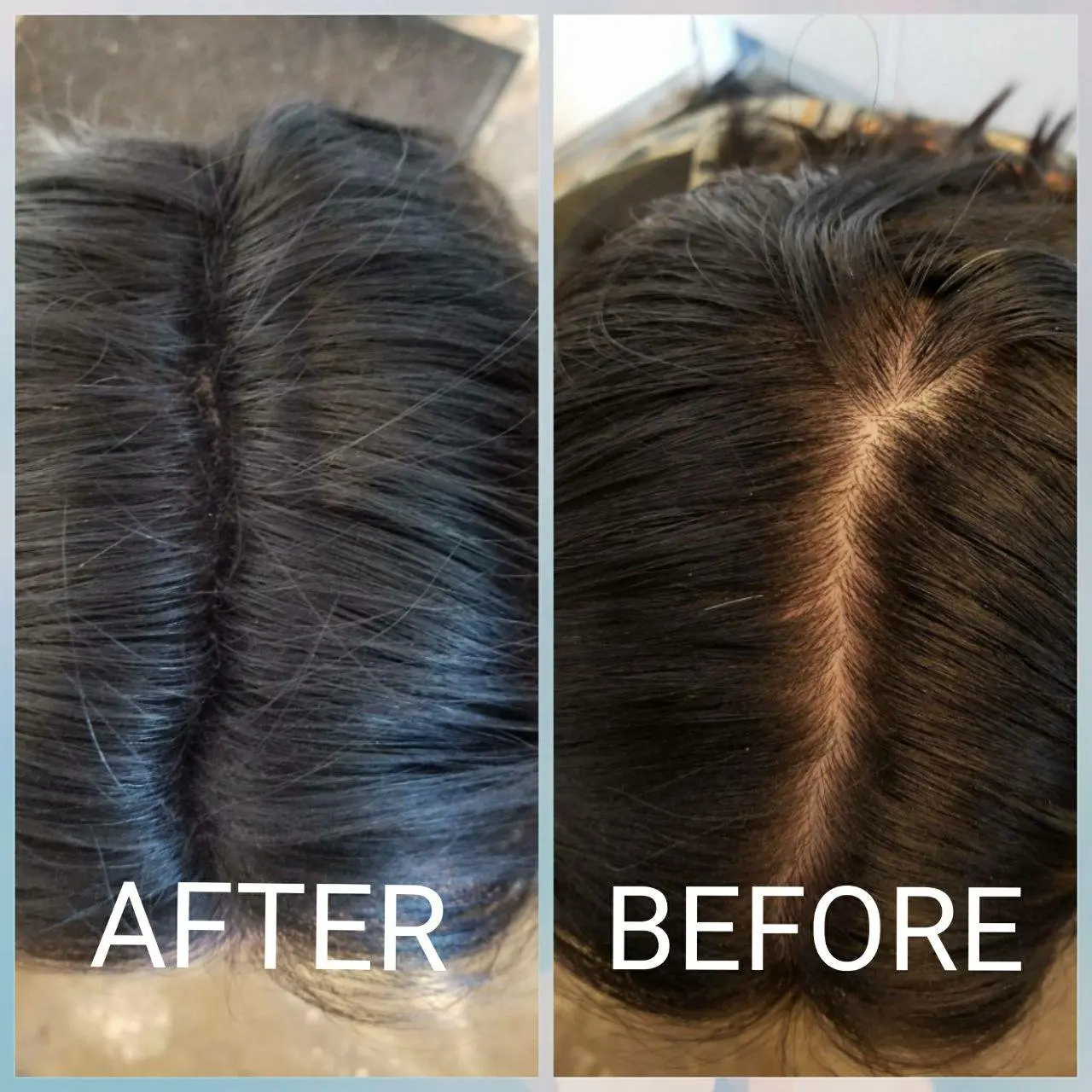 Dexe hair building fibers in black, a 22g container for concealing hair loss and thinning hair.