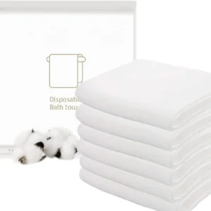 Disposable Bath Towels Large 10 Pack Soft Absorbent
