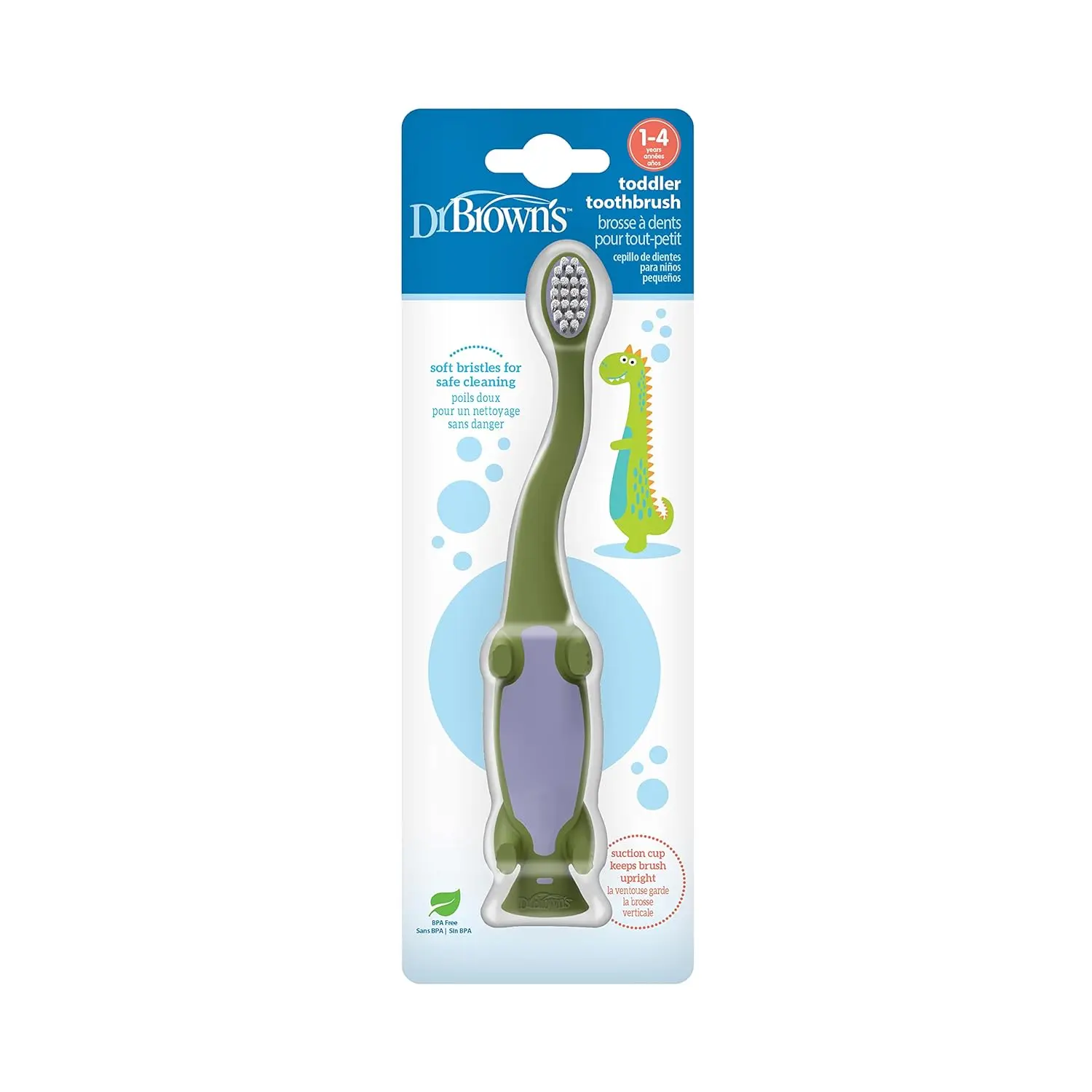 Dr. Brown's Baby & Toddler Toothbrush - Dinosaur - Image 7