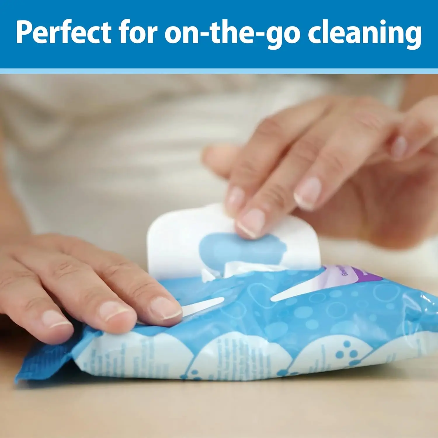 Dr. Brown's fluoride-free tooth and gum wipes in a 30-pack, safe to swallow and BPA-free.