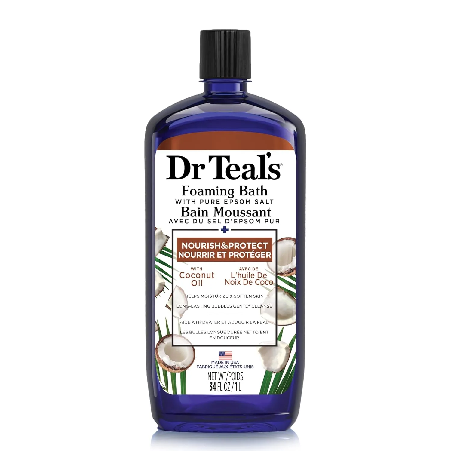 Dr. Teal's Coconut Oil Foaming Bath 1000ML