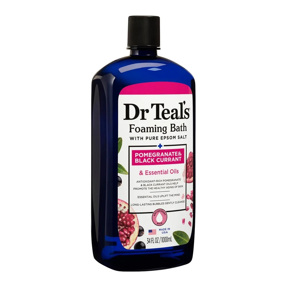 Dr Teal's Pomegranate Foaming Bath Epsom Salt - Image 2